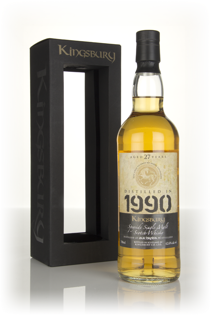 Auchroisk 27 Year Old 1990 (cask 3654) - Kingsbury 70cl product image