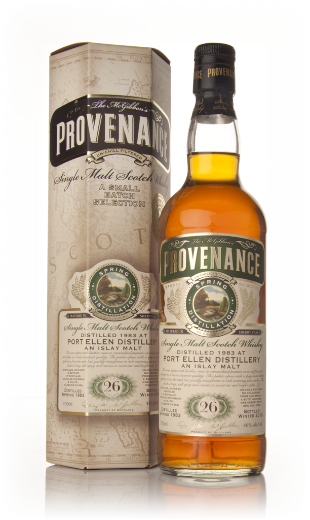 Port Ellen 26 Year Old 1983 - Provenance (Douglas Laing) 70cl product image