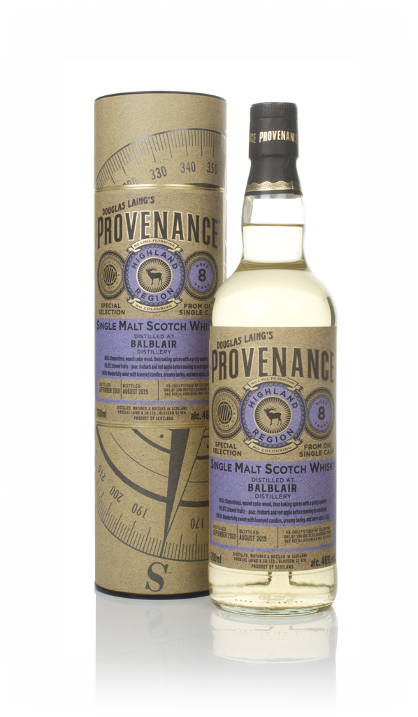 Balblair 8 Year Old 2010 (cask 13459) - Provenance (Douglas Laing) 70cl product image
