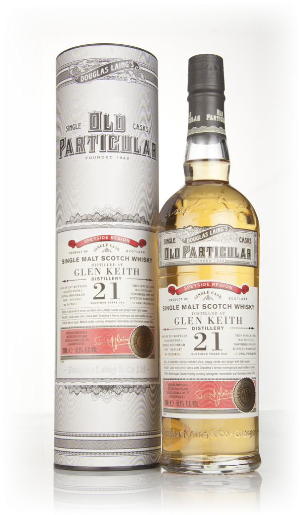 Glen Keith 21 Year Old 1995 (cask 11647) - Old Particular (Douglas Laing) 70cl product image