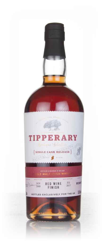 Tipperary 8 Year Old 2008 (cask RC00117) - Red Wine Cask Finish 70cl product image