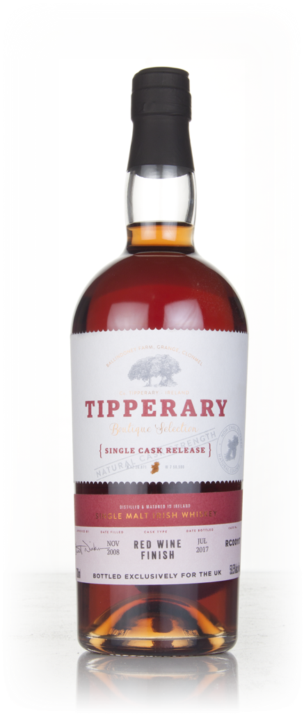 Tipperary 8 Year Old 2008 (cask RC00117) - Red Wine Cask Finish 70cl product image