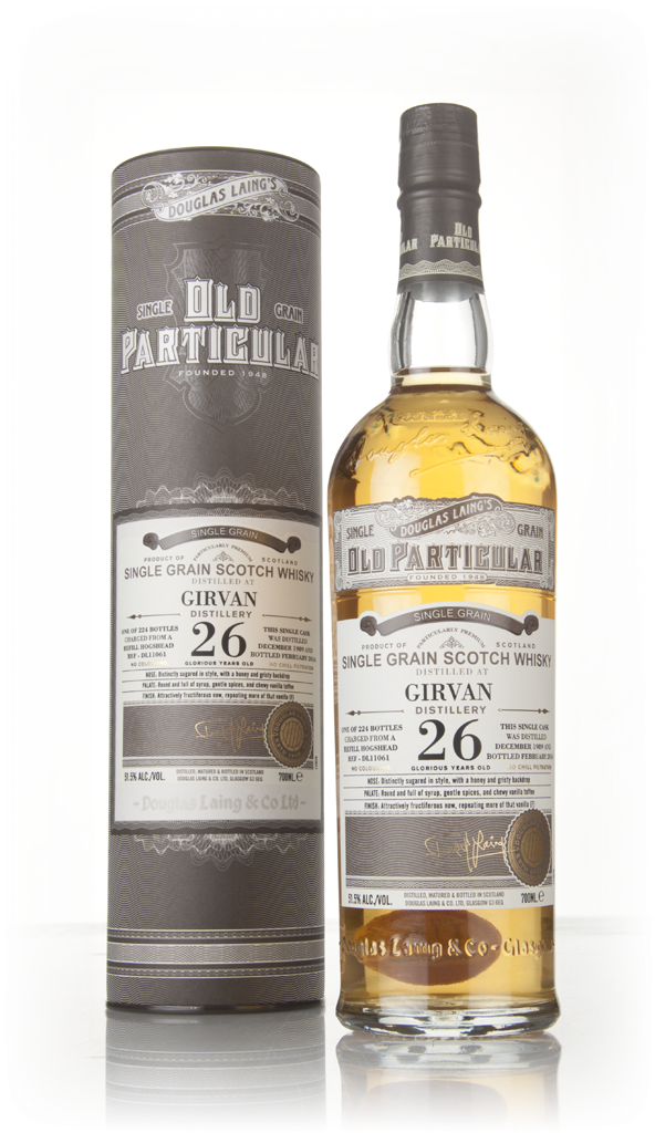 Girvan 26 Year Old 1989 (cask 11061) - Old Particular (Douglas Laing) 70cl product image