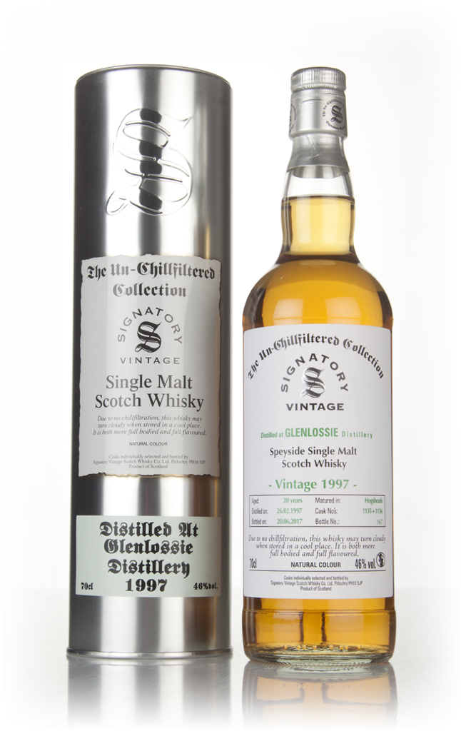 Glenlossie 20 Year Old 1997 (casks 1135 & 1136) - Un-Chillfiltered Collection (Signatory) 70cl product image