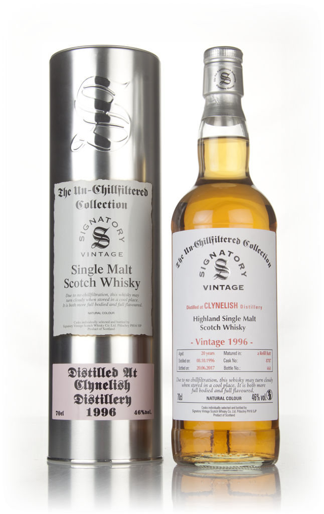 Clynelish 20 Year Old 1996 (cask 8787) - Un-Chillfiltered Collection (Signatory) 70cl product image