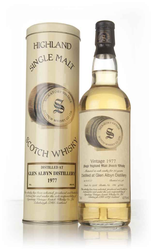 Glen Albyn 20 Year Old 1977 (cask 1958) - Signatory Vintage 70cl product image