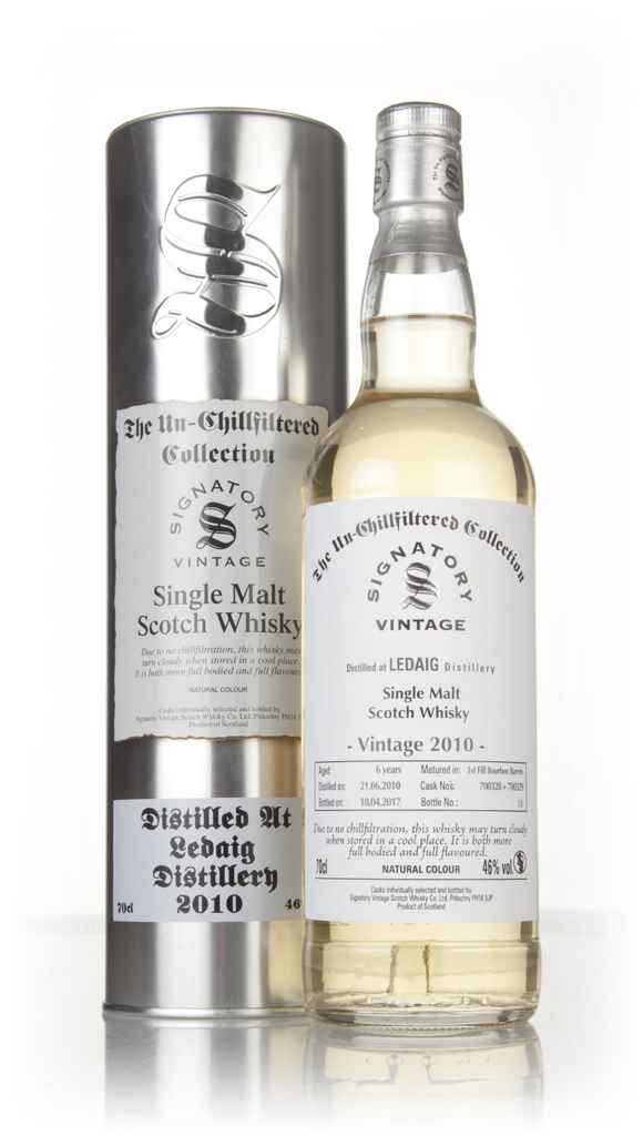 Ledaig 6 Year Old 2010 (casks 700328 & 700329) - Un-Chillfiltered Collection (Signatory) 70cl product image