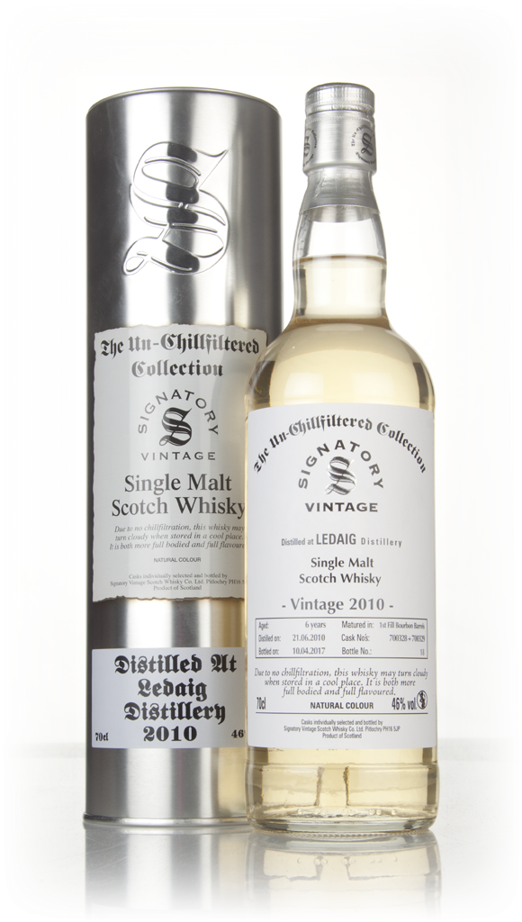 Ledaig 6 Year Old 2010 (casks 700328 & 700329) - Un-Chillfiltered Collection (Signatory) 70cl product image