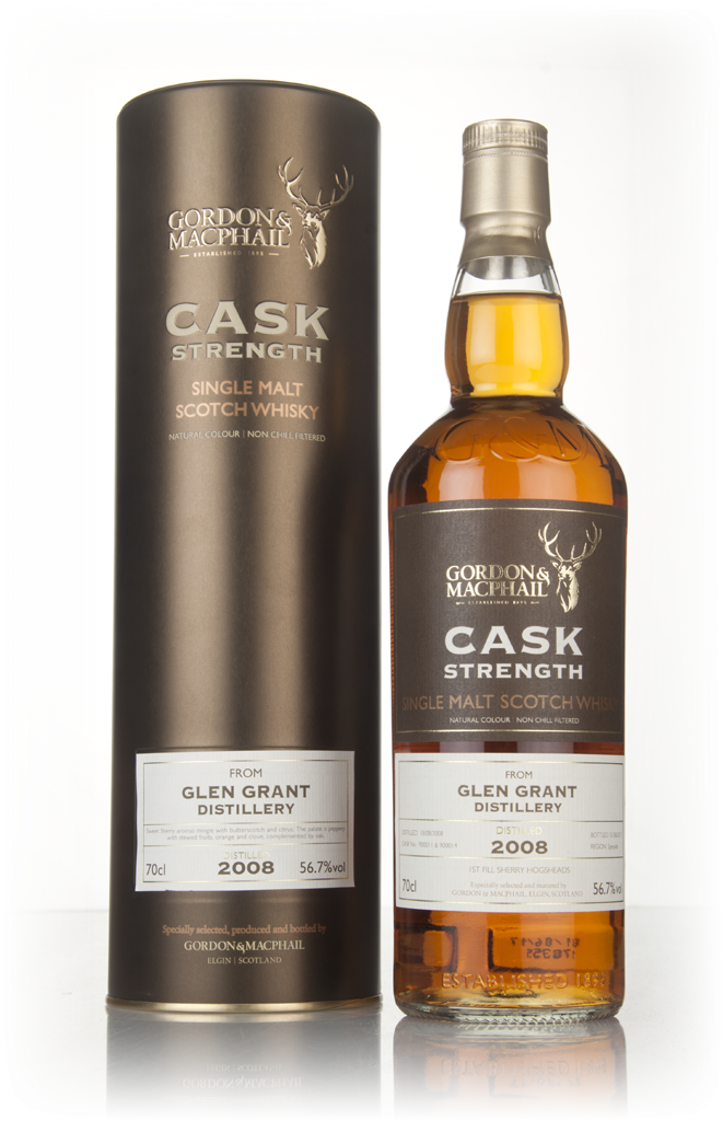 Glen Grant 8 Year Old 2008 (casks 900011 & 900014) - Cask Strength (Gordon & MacPhail) 70cl product image