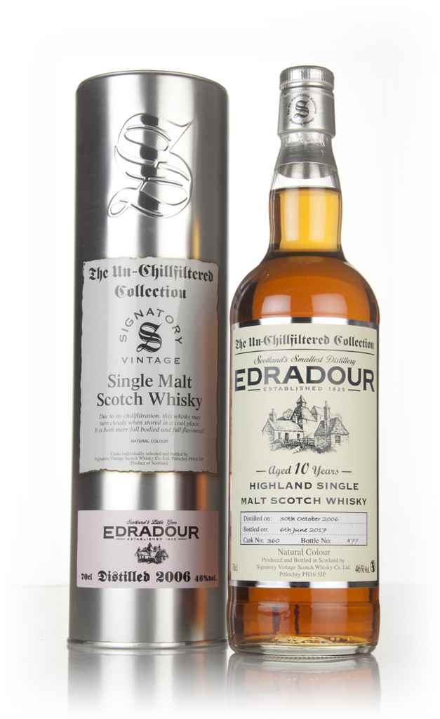 Edradour 10 Year Old 2006 (cask 360)  - Un-Chillfiltered Collection (Signatory) 70cl product image