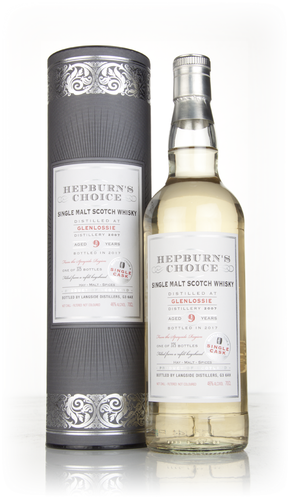Glenlossie 9 Year Old 2007 - Hepburn's Choice (Langside) 70cl product image