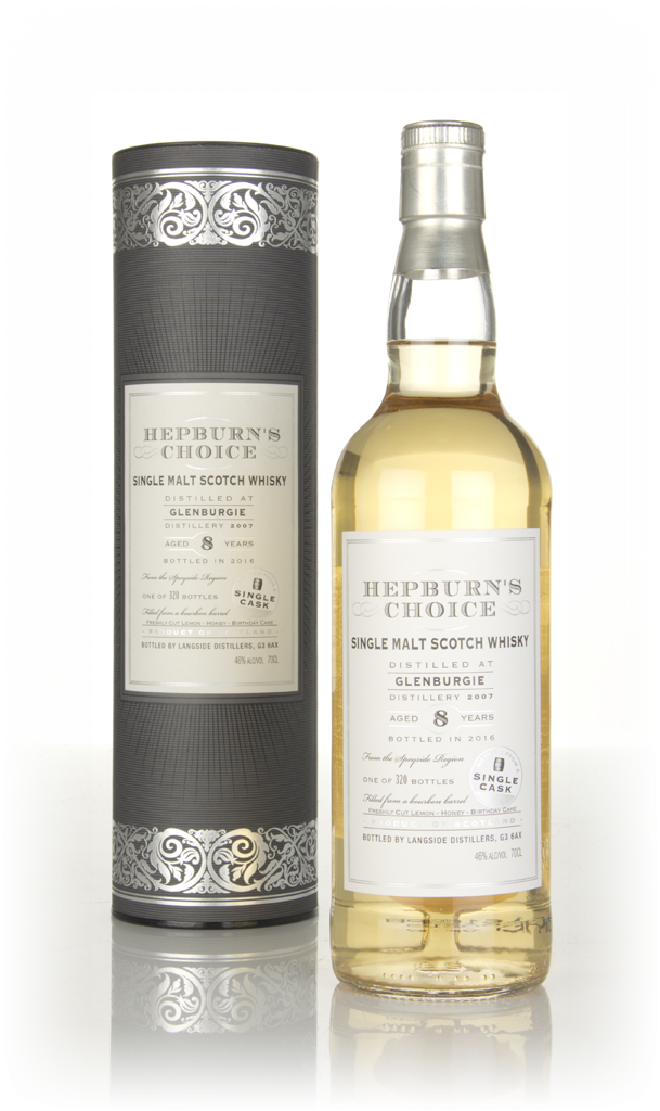 Glenburgie 8 Year Old 2007 (outturn: 320 bottles) - Hepburn's Choice (Langside) 70cl product image
