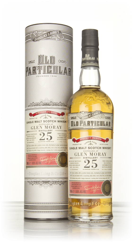 Glen Moray 25 Year Old 1991 (cask 11831) - Old Particular (Douglas Laing) 70cl product image