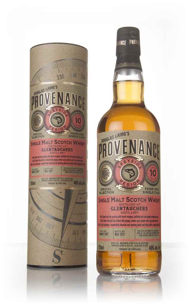 Glentauchers 10 Year Old 2007 (cask 11763) - Provenance (Douglas Laing) 70cl product image