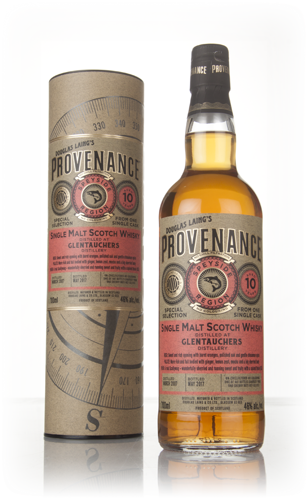 Glentauchers 10 Year Old 2007 (cask 11763) - Provenance (Douglas Laing) 70cl product image