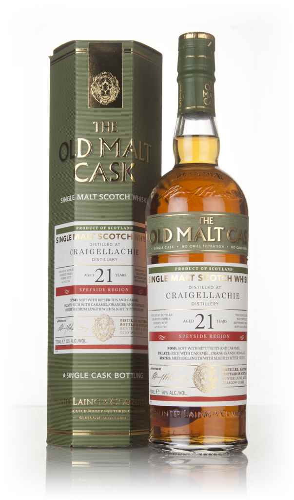 Craigellachie 21 Year Old (cask 13740) - Old Malt Cask (Hunter Laing) 70cl product image