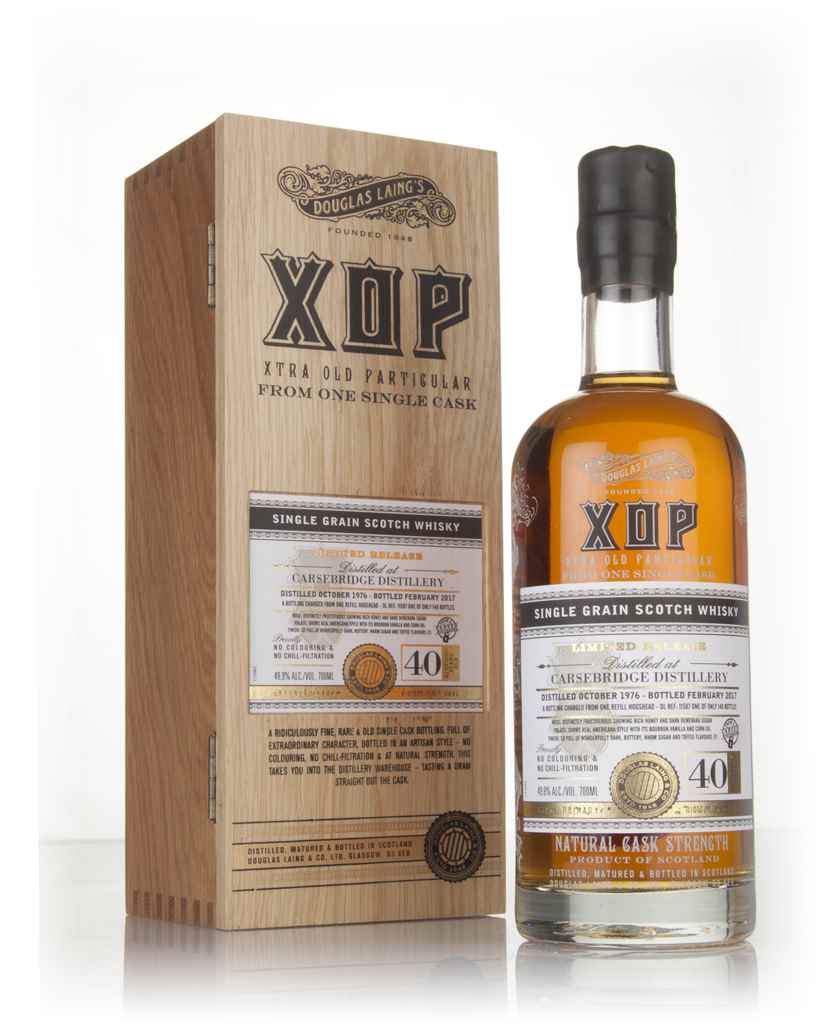 Carsebridge 40 Year Old 1976 (cask 11587) - Xtra Old Particular (Douglas Laing) 70cl product image