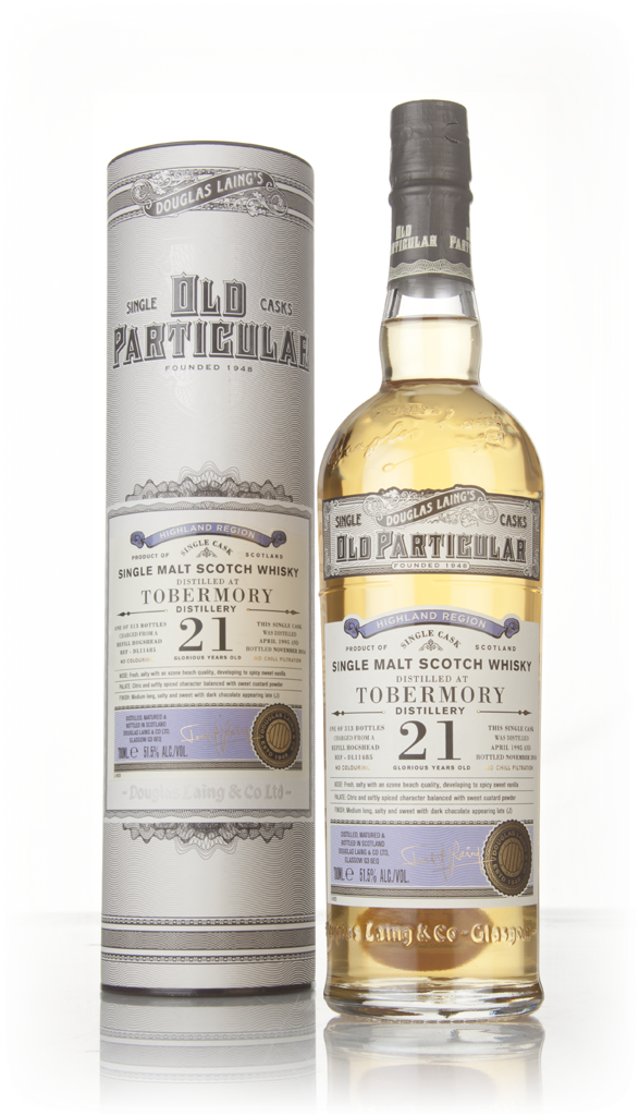 Tobermory 21 Year Old 1995 (cask 11485) - Old Particular (Douglas Laing) 70cl product image