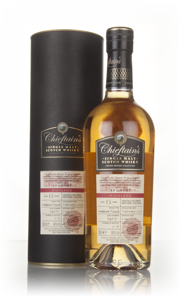 Ardmore 15 Year Old 2002 (cask 94091) - Chieftain's (Ian Macleod) 70cl product image