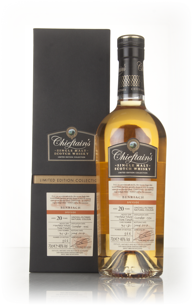 BenRiach 20 Year Old 1995 (cask 95171) - Chieftain's (Ian Macleod) 70cl product image