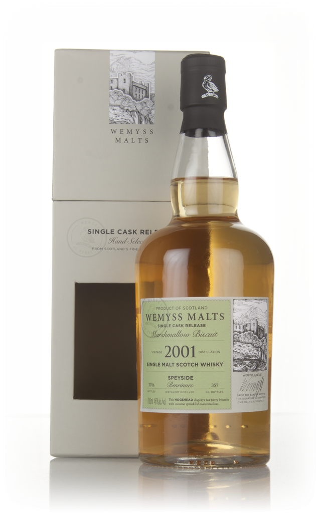 Marshmallow Biscuit 2001 (bottled 2016) - Wemyss Malts (Benrinnes) 70cl product image