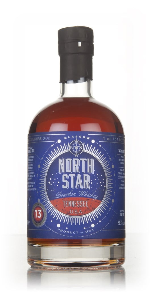Tennessee Bourbon 13 Year Old 2003 - North Star Spirits 70cl product image