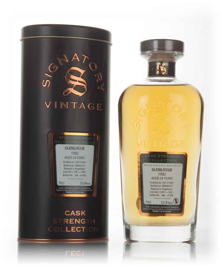 Glenlossie 24 Year Old 1992 (cask 3451 & 3461) - Cask Strength Collection (Signatory) 70cl product image