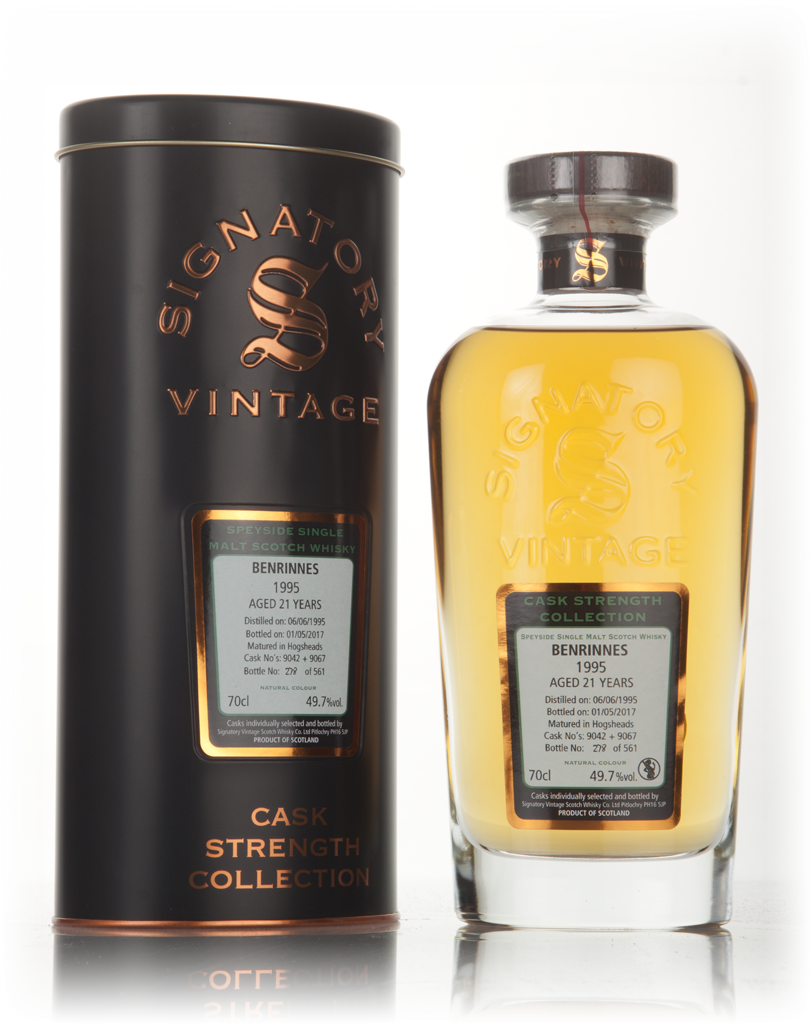 Benrinnes 21 Year Old 1995 (casks 9042 & 9067) - Cask Strength Collection (Signatory) 70cl product image