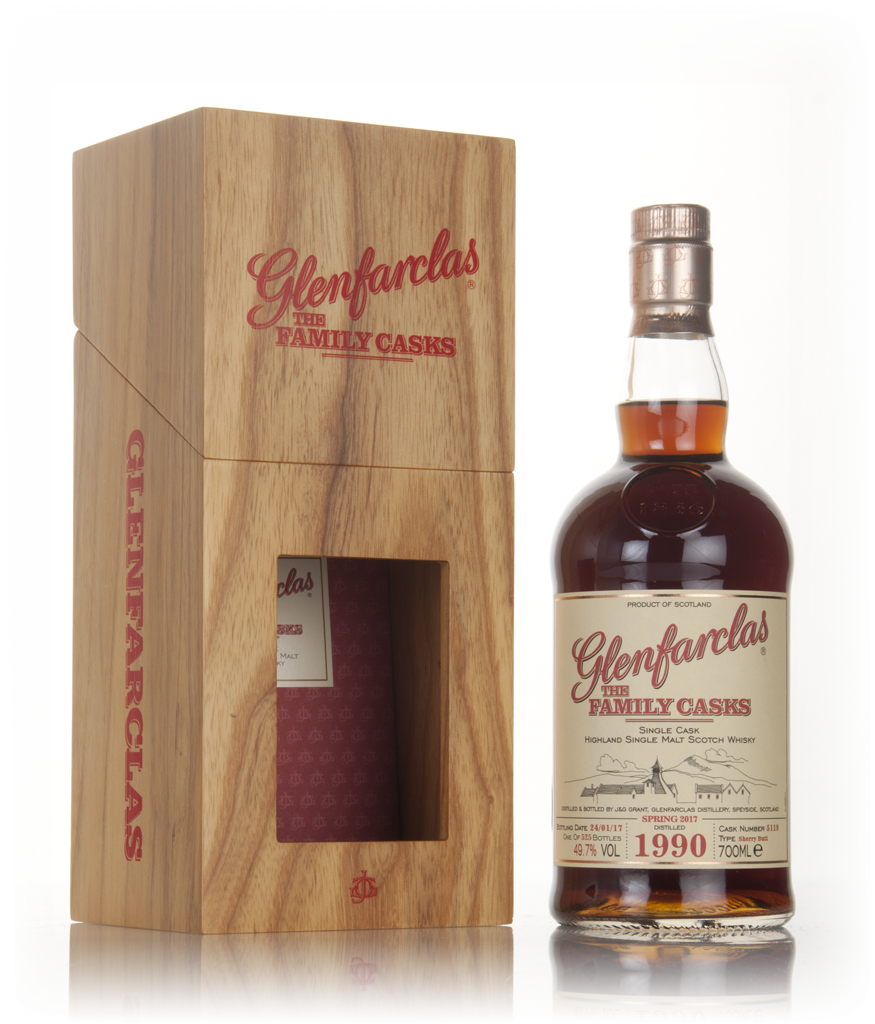 Glenfarclas 1990 (cask 5119) Family Cask Spring 2017 Release 70cl product image