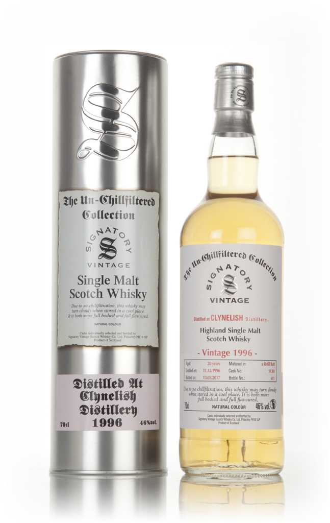 Clynelish 20 Year Old 1996 (casks 11381) - Un-Chillfiltered Collection (Signatory) 70cl product image