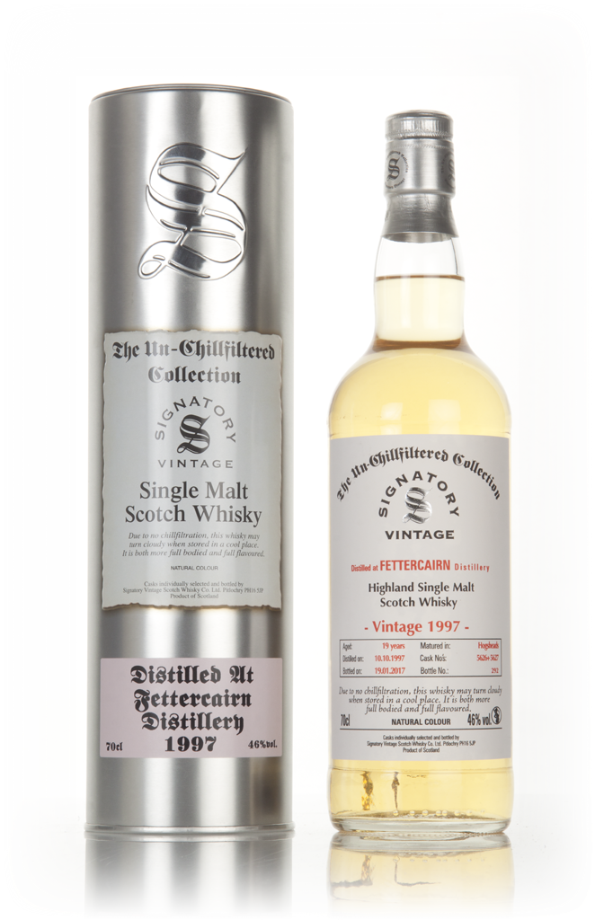 Fettercairn 19 Year Old 1997 (cask 5626 & 5627) - Un-Chillfiltered Collection (Signatory) 70cl product image