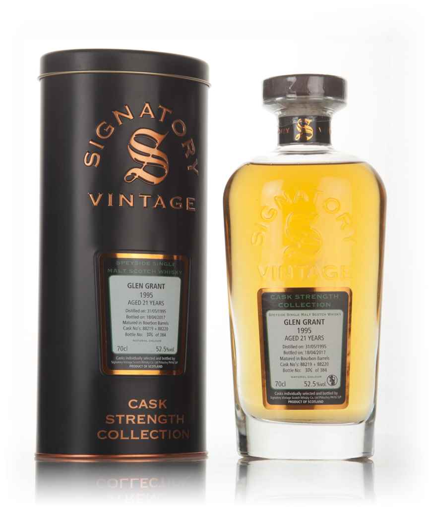 Glen Grant 21 Year Old 1995 (casks 88219 & 88220) - Cask Strength Collection (Signatory) 70cl product image