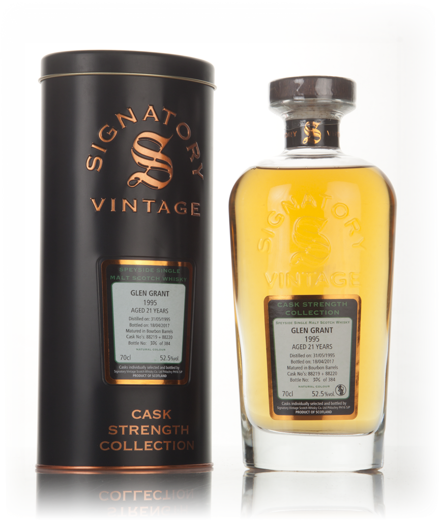 Glen Grant 21 Year Old 1995 (casks 88219 & 88220) - Cask Strength Collection (Signatory) 70cl product image