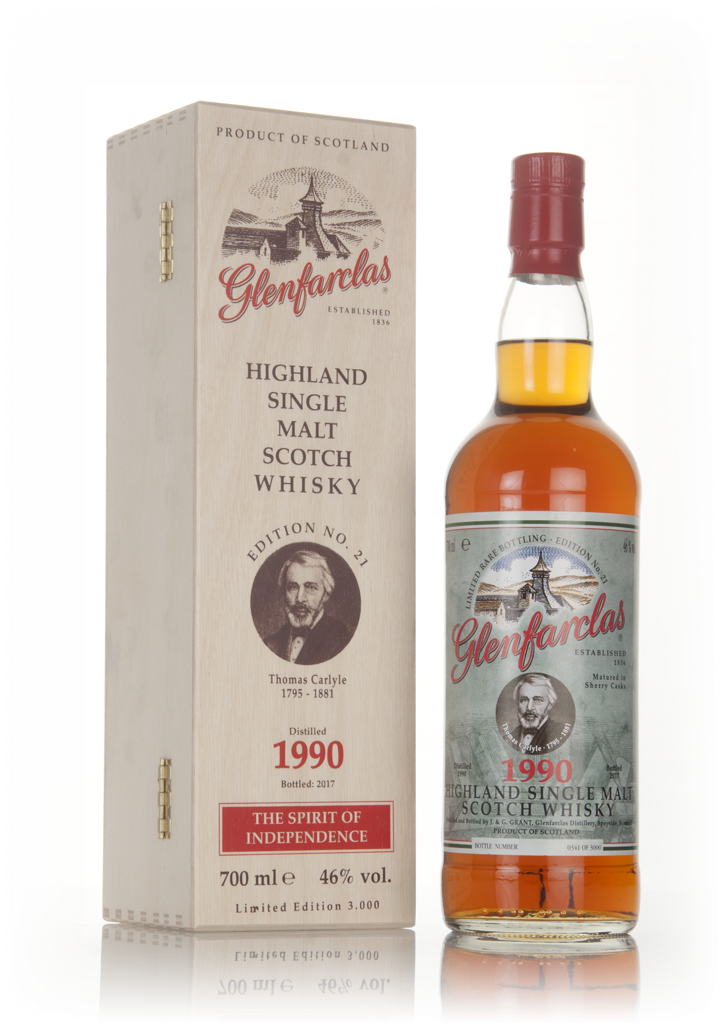 Glenfarclas 1990 (bottled 2017) - Edition No.21 Thomas Carlyle 70cl product image