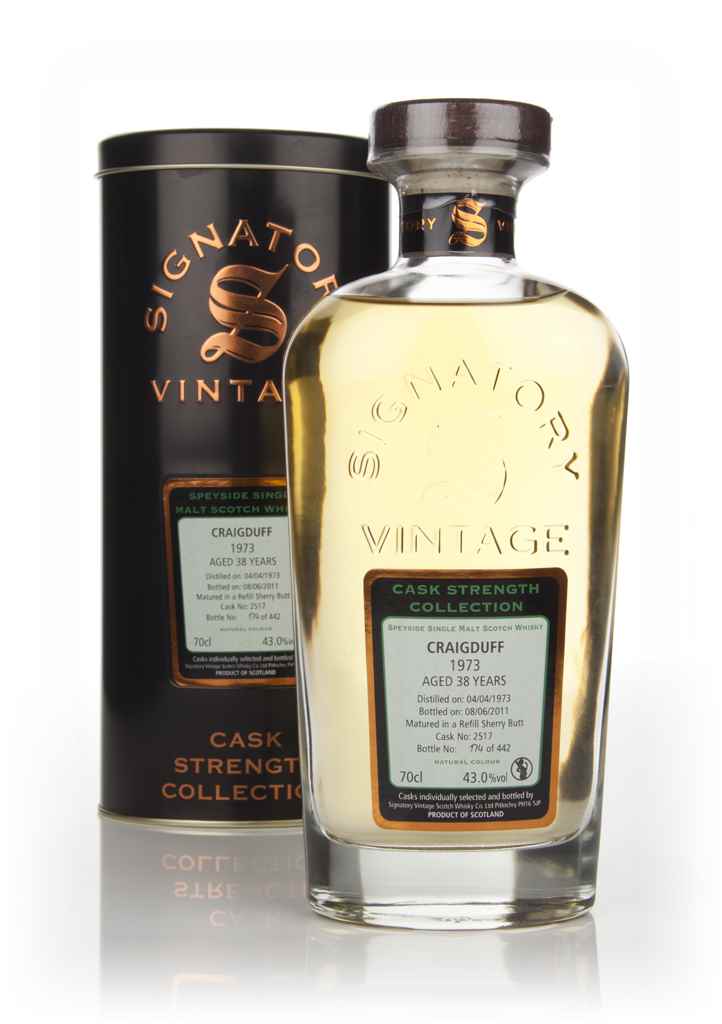 Craigduff 38 Year Old 1973 Cask 2517 - Cask Strength Collection (Signatory) 70cl product image