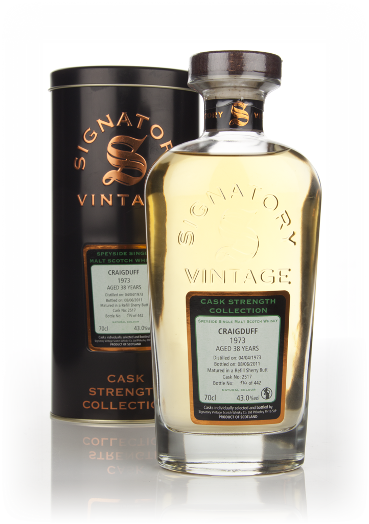 Craigduff 38 Year Old 1973 Cask 2517 - Cask Strength Collection (Signatory) 70cl product image