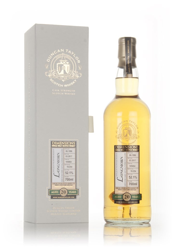 Longmorn 20 Year Old 1996 (cask 105064) - Dimensions (Duncan Taylor) 70cl product image