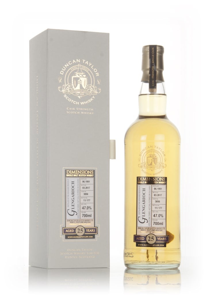 Glen Garioch 25 Year Old 1991 (cask 3856) - Dimensions (Duncan Taylor) 70cl product image