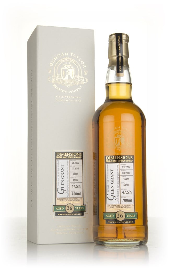 Glen Grant 26 Year Old 1990 (cask 16979) - Dimensions (Duncan Taylor) 70cl product image
