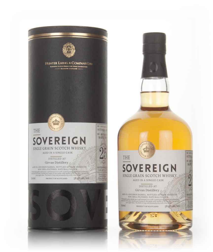 Girvan 25 Year Old 1991 (cask 13285) - The Sovereign (Hunter Laing) 70cl product image