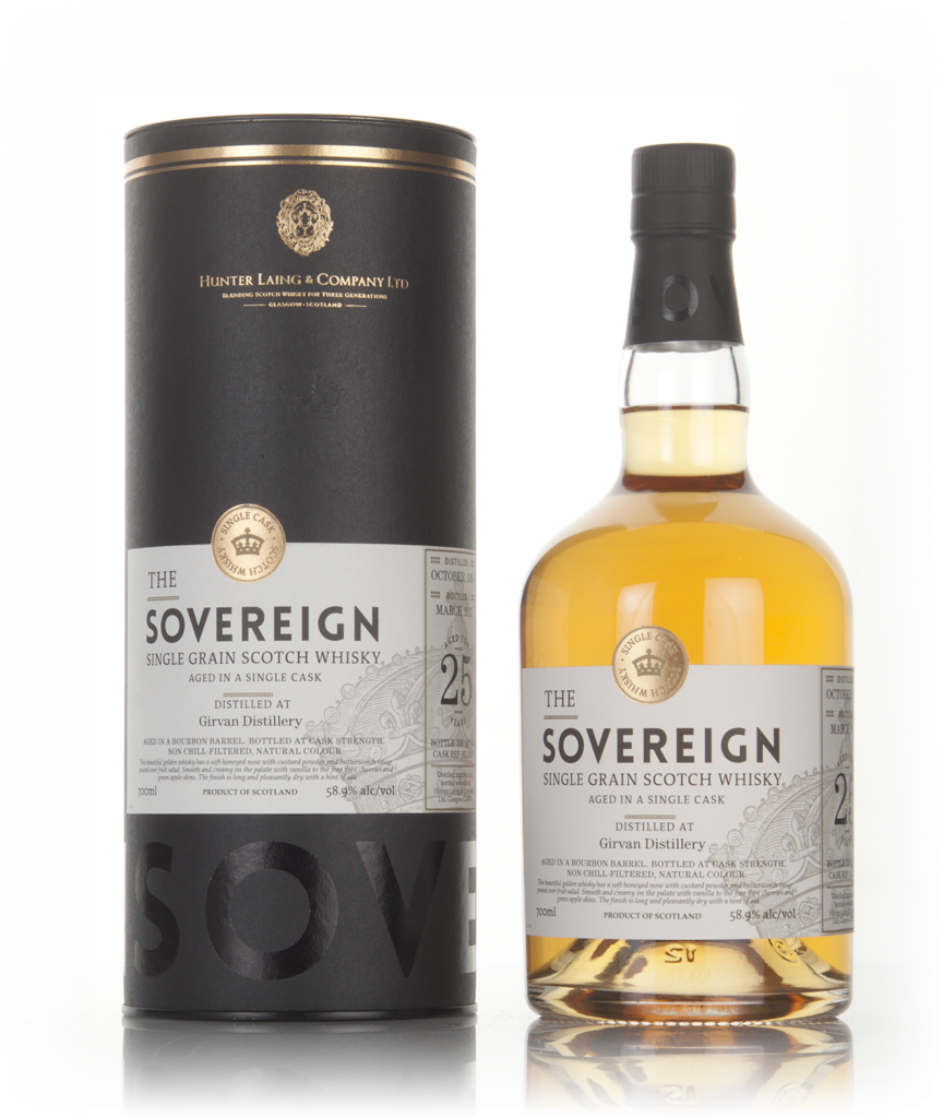 Girvan 25 Year Old 1991 (cask 13285) - The Sovereign (Hunter Laing) 70cl product image