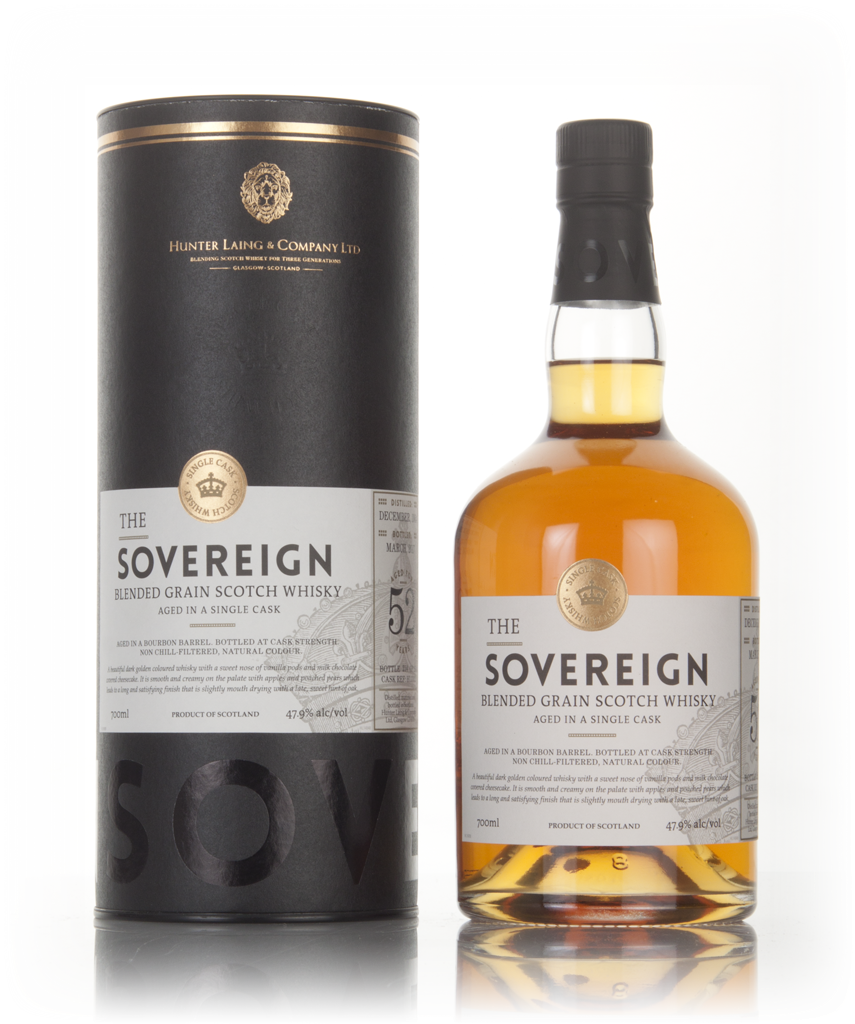 Blended Grain 52 Year Old 1964 (cask 13327) - The Sovereign (Hunter Laing) 70cl product image