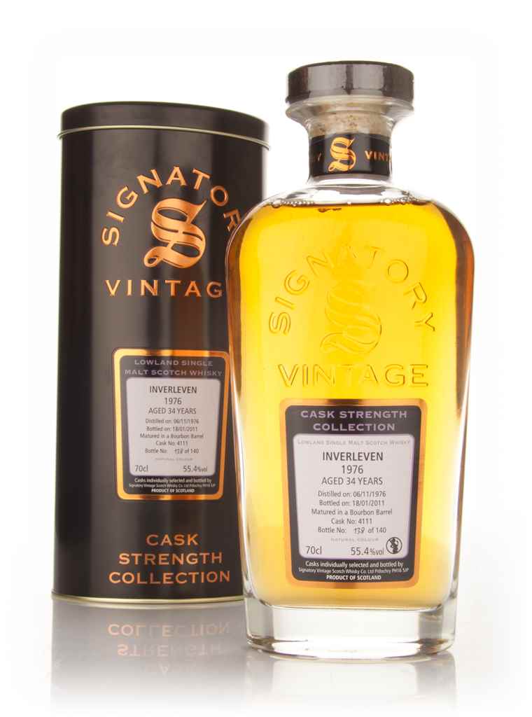 Inverleven 34 Year Old 1976 (cask 4111) - Cask Strength Collection (Signatory) 70cl product image
