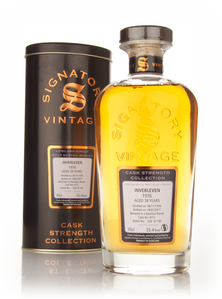 Inverleven 34 Year Old 1976 (cask 4111) - Cask Strength Collection (Signatory) 70cl product image