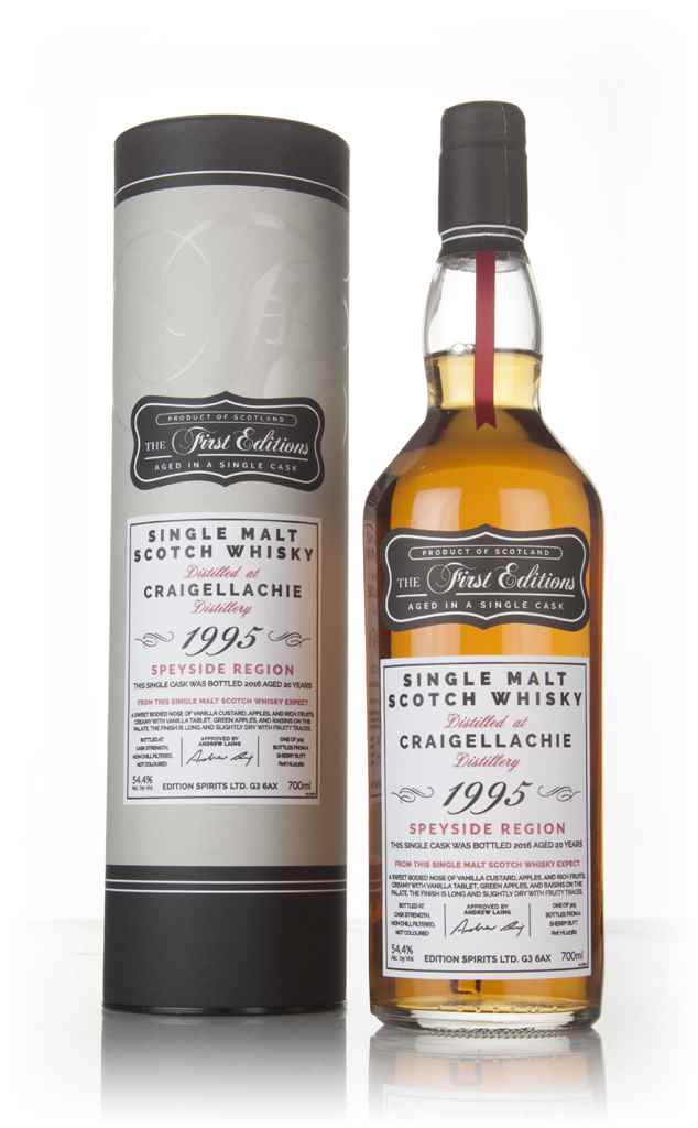 Craigellachie 20 Year Old 1995 (cask 12362) - The First Editions (Hunter Laing) 70cl product image