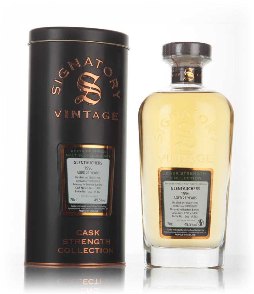 Glentauchers 21 Year Old 1996 (cask 1392 & 1400) - Cask Strength Collection (Signatory) 70cl product image