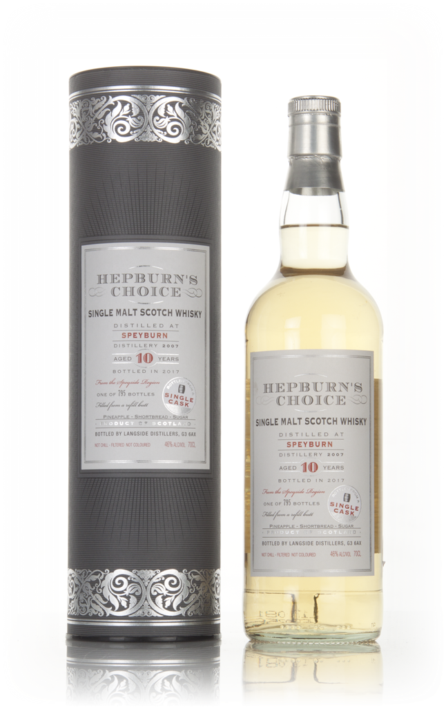 Speyburn 10 Year Old 2007 - Hepburn's Choice (Langside) 70cl product image