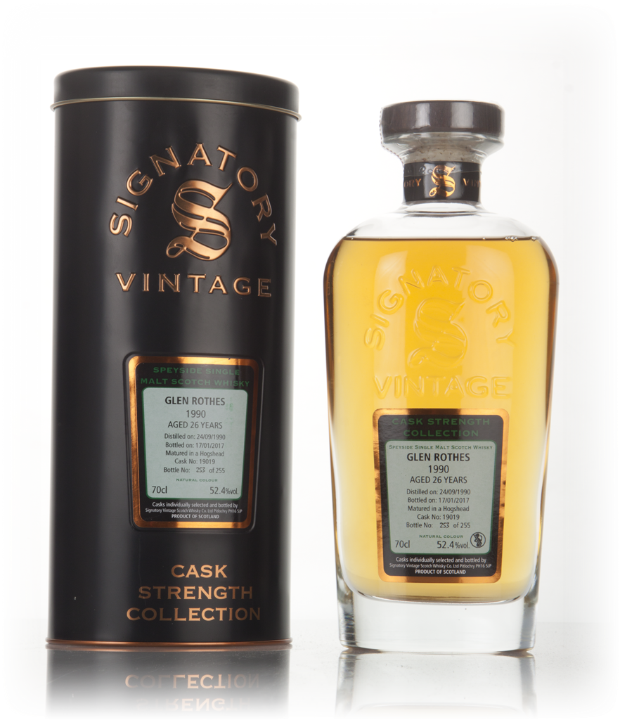 Glenrothes 26 Year Old 1990 (cask 19019) - Cask Strength Collection (Signatory) 70cl product image