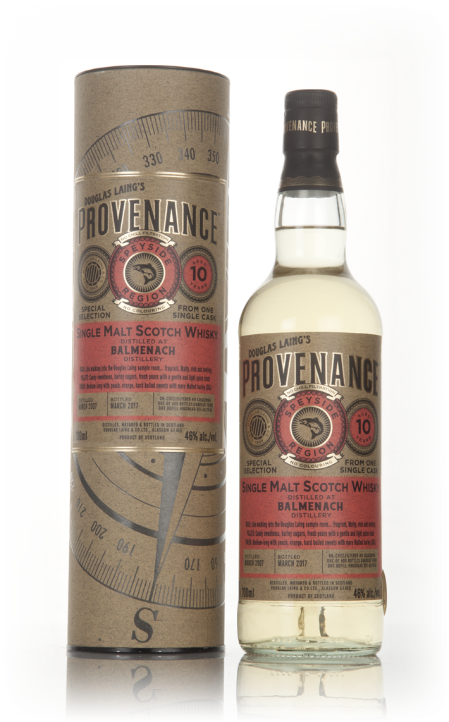 Balmenach 10 Year Old 2007 (cask 11645) - Provenance (Douglas Laing) 70cl product image