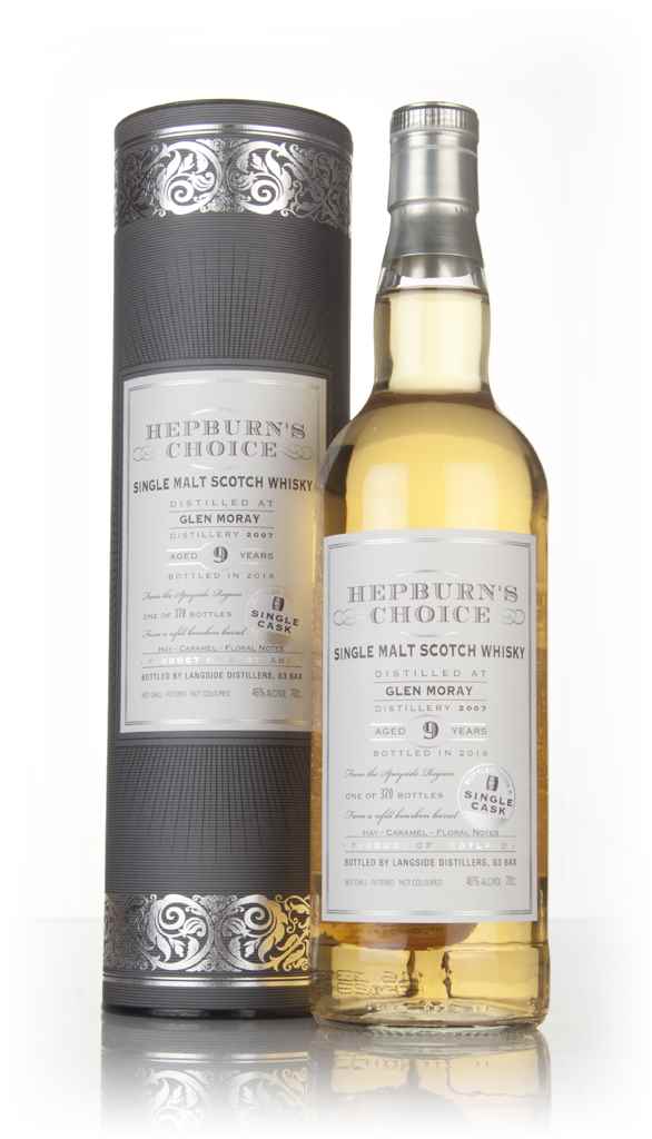 Glen Moray 9 Year Old 2007 - Hepburn's Choice (Langside) 70cl product image